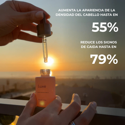 Suero de Crecimiento Capilar Luxe® Resultados en 14 días